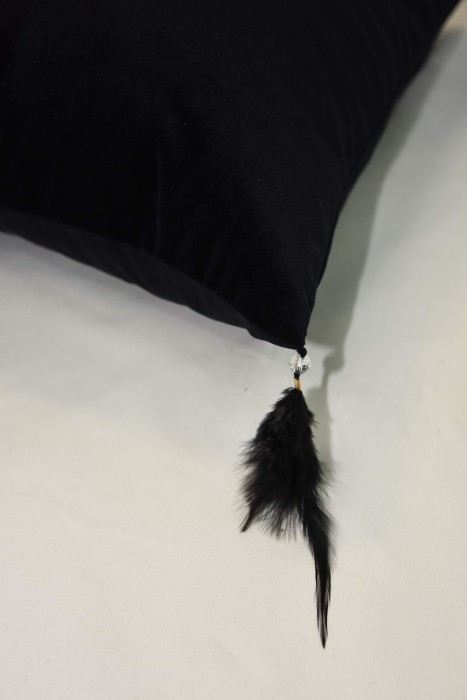 Жасмин (черная) Наволочка 45х45