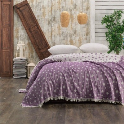 Покрывала Турция STAR PIQUE PURPLE-220x240