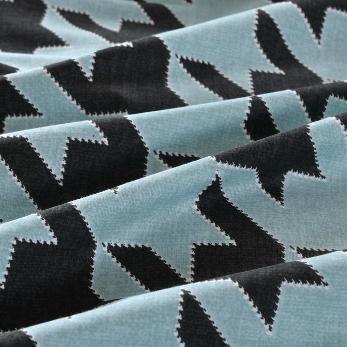 Пикасо (ментол) Комплект постельного белья сатин Евро 4н