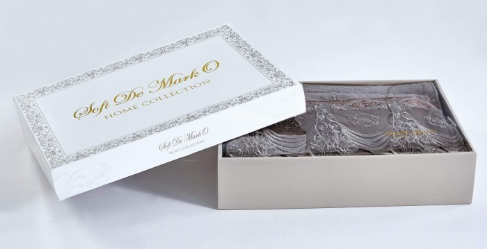 Сюзанна (кофе) 180х230 Покрывало Махровая