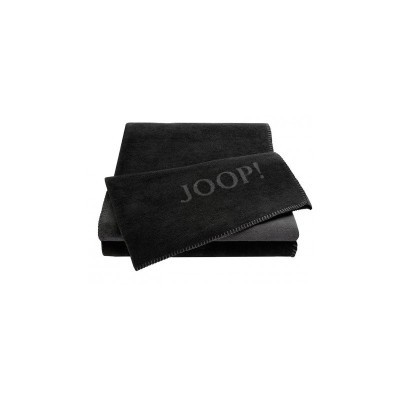 Плед Joop! двусторонний schwarz-anthrazit