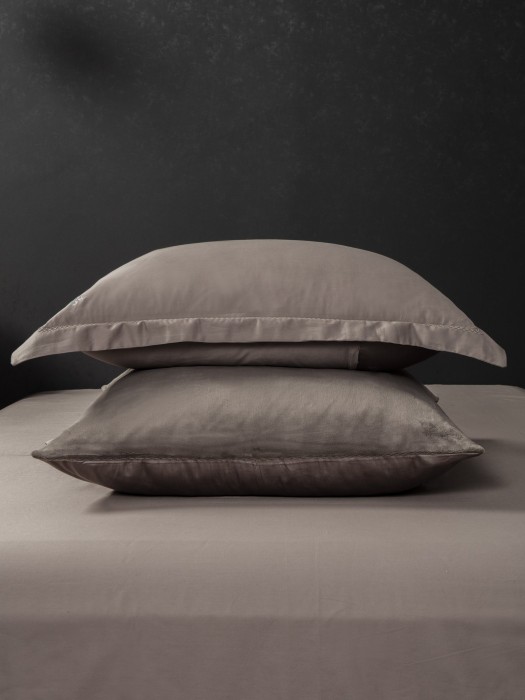 Комплекты для сна Lindor Fluffy (капучино трюфель) Egyptian Cotton Евро