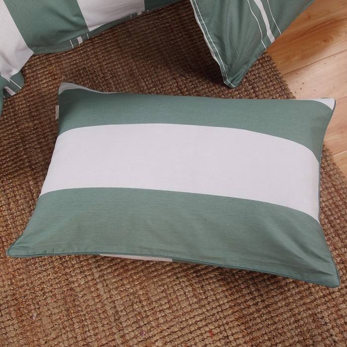 Артур (зеленый) Комплект постельного белья сатин Евро 4н