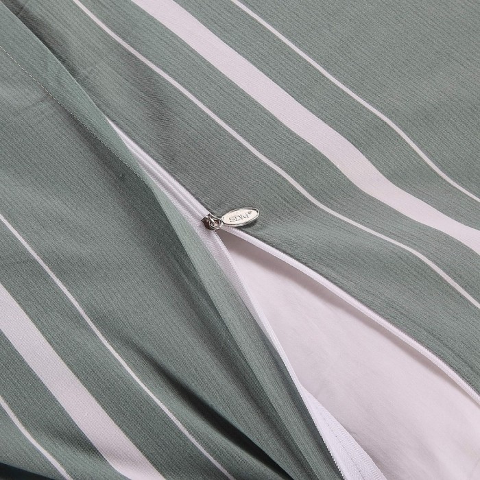 Артур (зеленый) Комплект постельного белья сатин Евро 4н