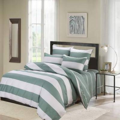 Артур (зеленый) Комплект постельного белья сатин Евро 4н