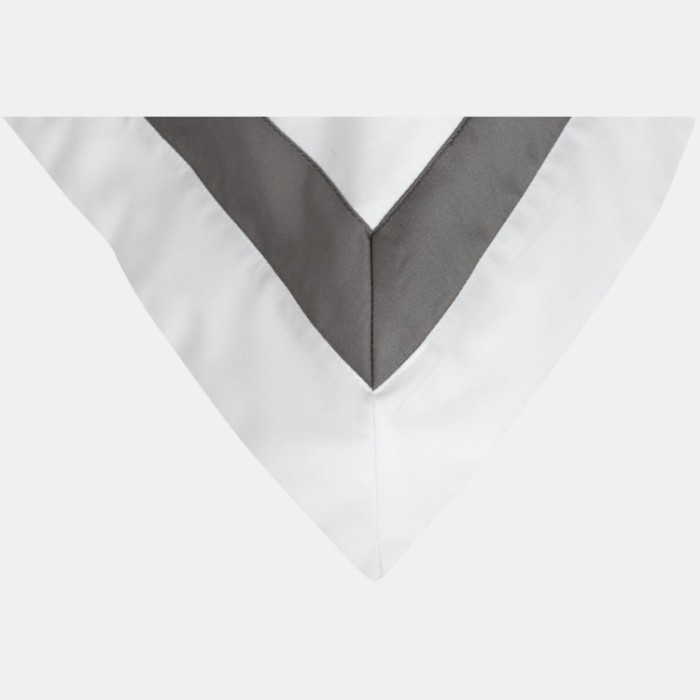 Наволочки с широкой отделкой Alpine Graphite Allure Grass 70х70 (2шт)