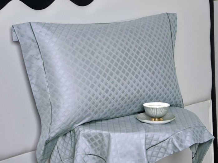 Комплект 1,5-спальный с летним одеялом из хлопкового жаккарда 160х220 см, 2219-OSPS