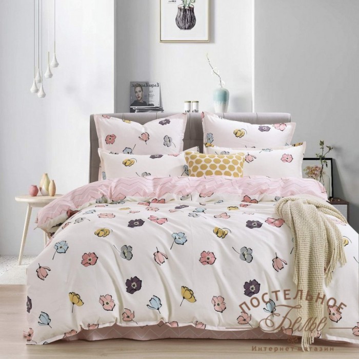 Лея Комплект постельного белья сатин 7Е