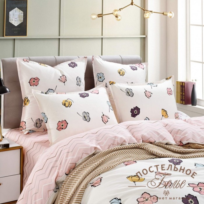 Лея Комплект постельного белья сатин 7Е