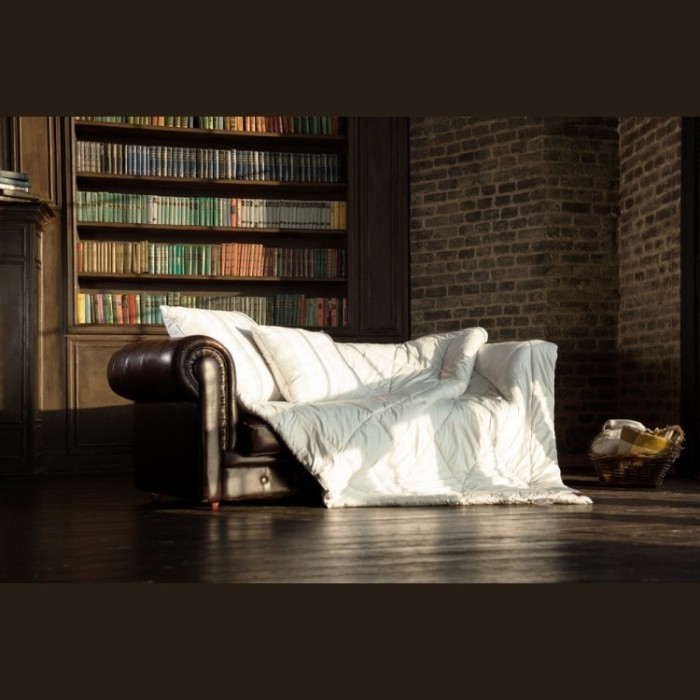 Подушка стеганая верблюжий пух Camel Grass (50 x 70) Средняя