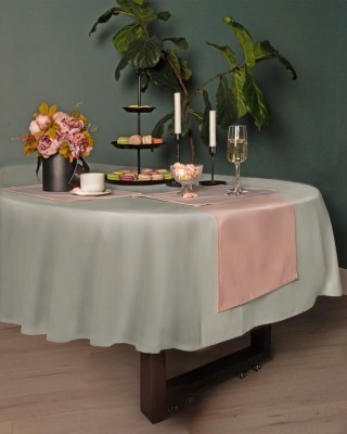 Серенити светло-серая Скатерть круглая 160см