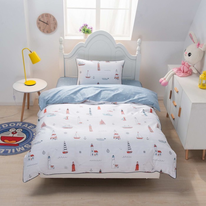 Маяк (серый) Комплект постельного белья Детский