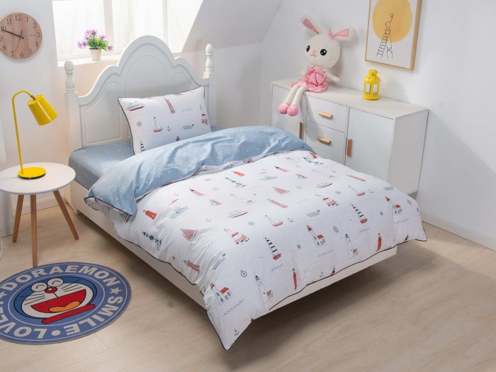 Маяк (серый) Комплект постельного белья Детский