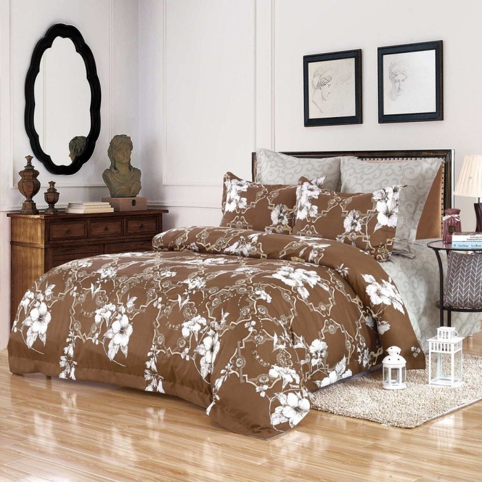 Блэки-Небула Комплект постельного белья модерн Евро 4н