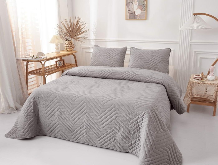 Мориц (серый) Покрывало 160х220