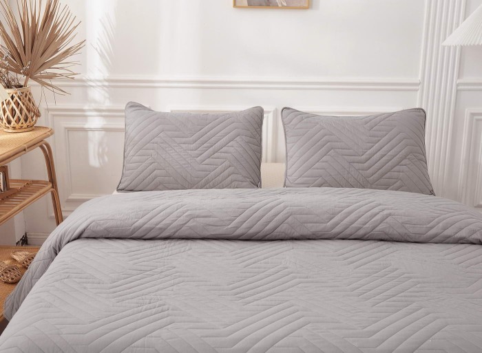 Мориц (серый) Покрывало 160х220