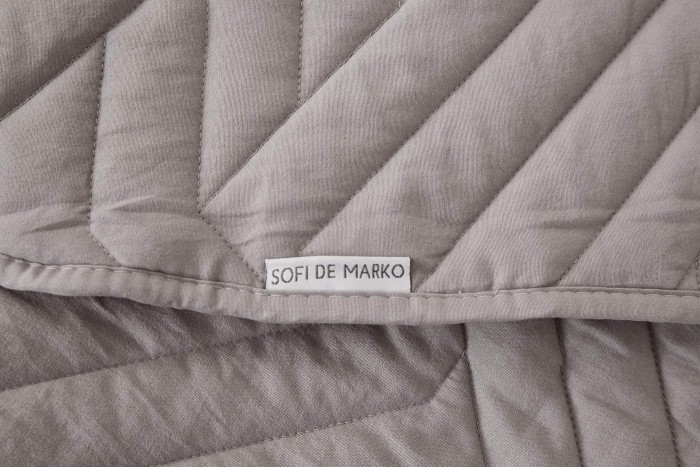 Мориц (серый) Покрывало 160х220