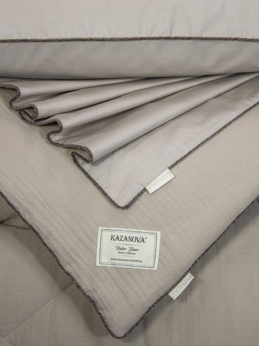 Комплекты для сна Muslin & Satin Solid color (латте) Евро
