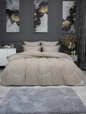 Комплекты для сна Muslin &amp; Satin Solid color (латте) Евро