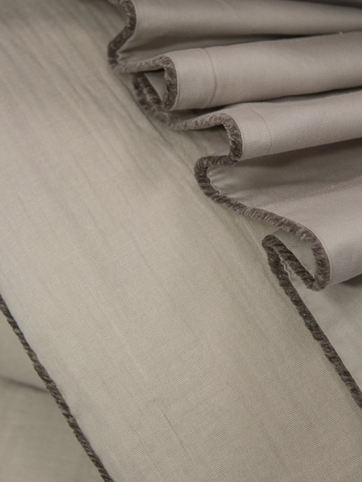 Комплекты для сна Muslin & Satin Solid color (латте) Евро