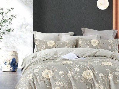 Постельное белье Asabella 1696-6 евро печатный сатин