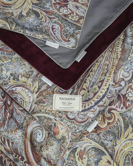 Комплекты для сна Агра (бургунд платина) АВС Cotton Евро