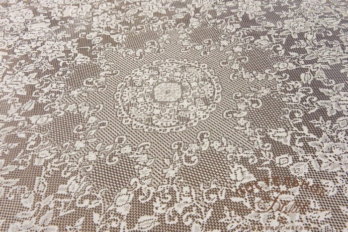 Лайма (белая) Скатерть Кружево 180х360