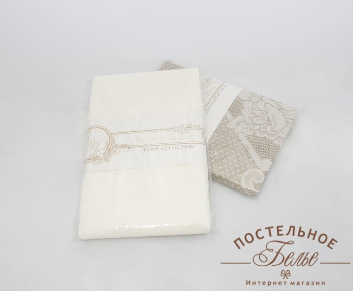 Лайма (белая) Скатерть Кружево 180х360