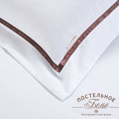 Санремо (шоко) Наволочка Сатин  50х70 (2шт)