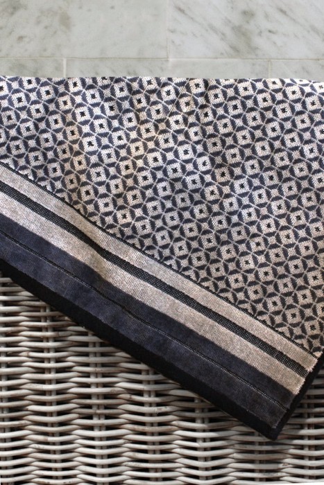 Полотенце велюровое Arya Paulo 70x140 Антрацит