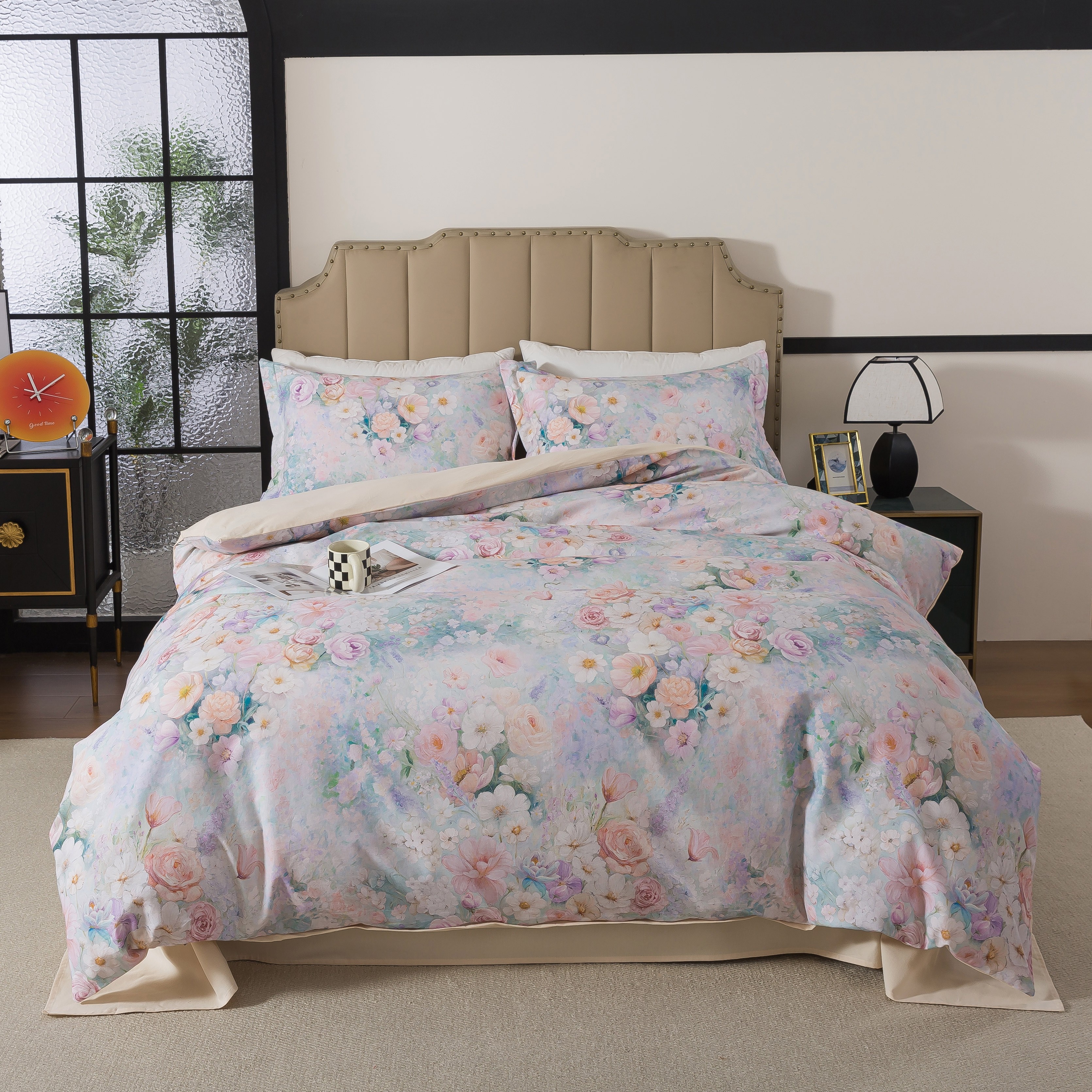 Кпб Фланель 1,5-спальный 2 наволочки 1-MOMAE277 код1094