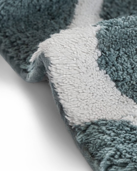 Коврик для ванной Arya Lee Синий, Белый