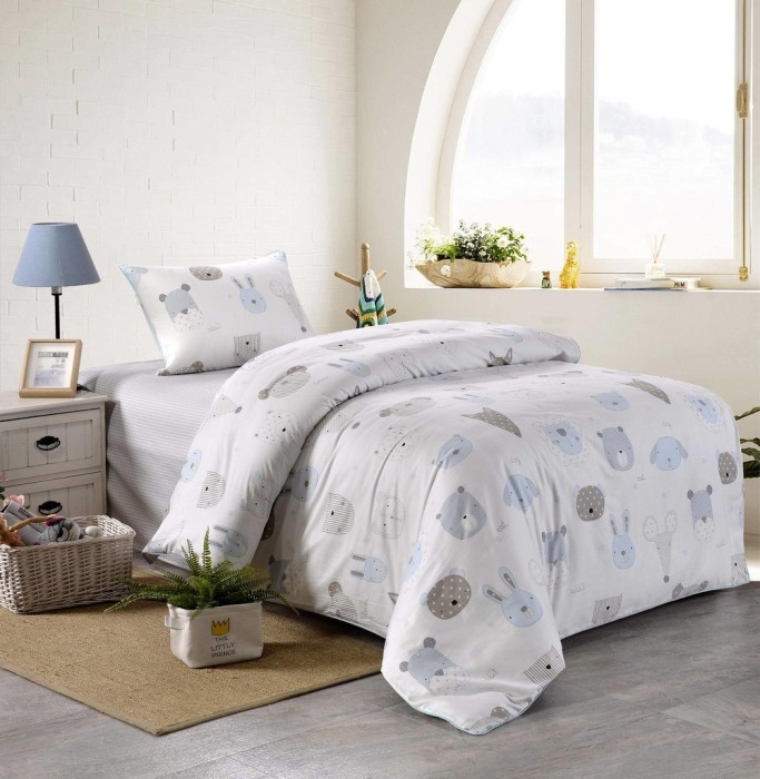 Зоомир (беж) Комплект постельного белья детский