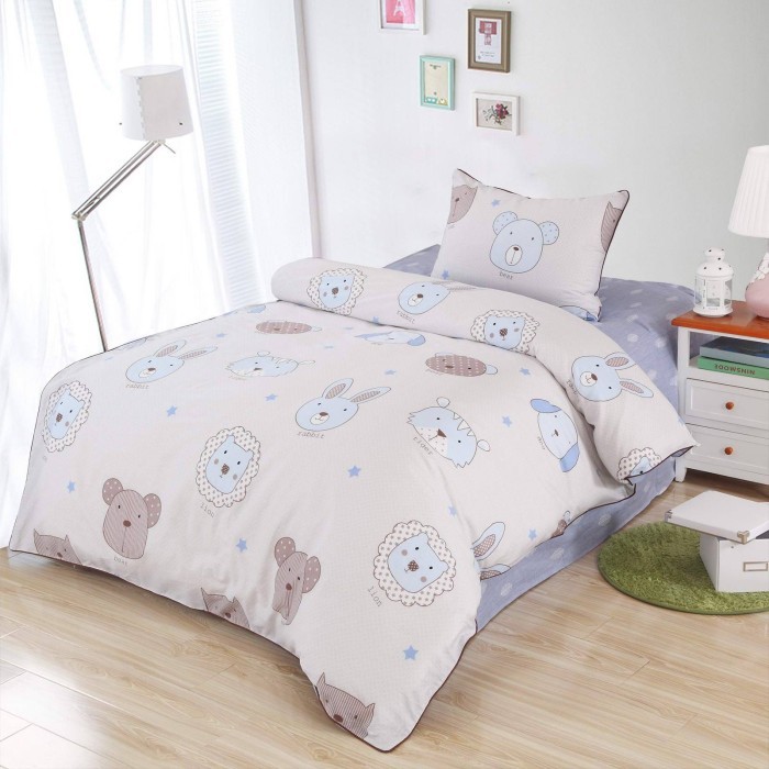 Зоомир (фиолет) Комплект постельного белья детский