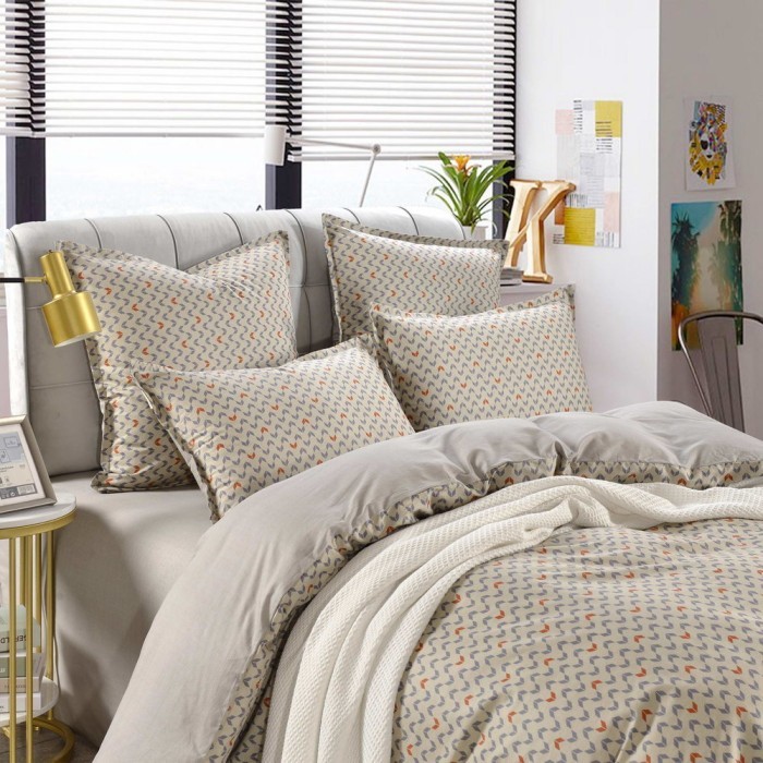 Арно (серый) Комплект постельного белья сатин 1.6