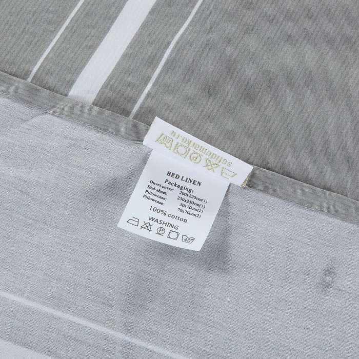 Артур (кофе) Комплект постельного белья сатин Евро 4н