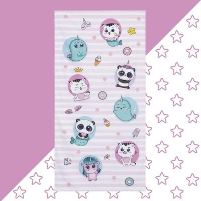 Полотенце &quot;Этель&quot; Mini friends, 70х140 см, 100% хлопок 160гр/м2