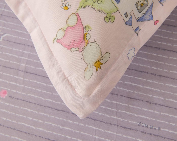 Зайчата (розовый) Комплект постельного белья детский