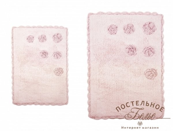Коврики для ванной Kov BLOSSOMS PEMBE-70x110