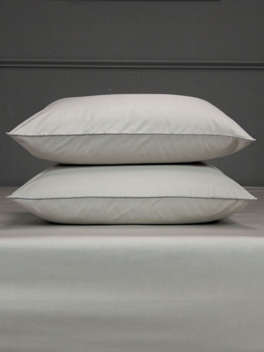 Комплекты для сна Muslin & Satin Solid color (серебрети беж) Евро