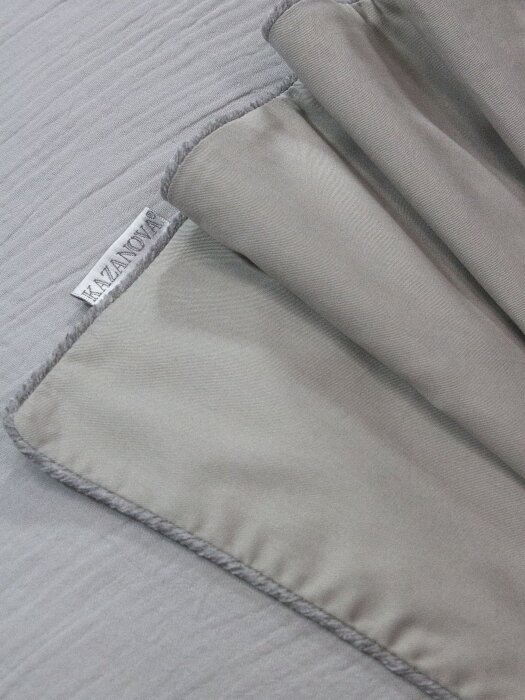 Комплекты для сна Muslin & Satin Solid color (серебрети беж) Евро