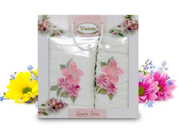 Набор полотенец Vianna Luxury Series (50x90, 70x140) 8041-07