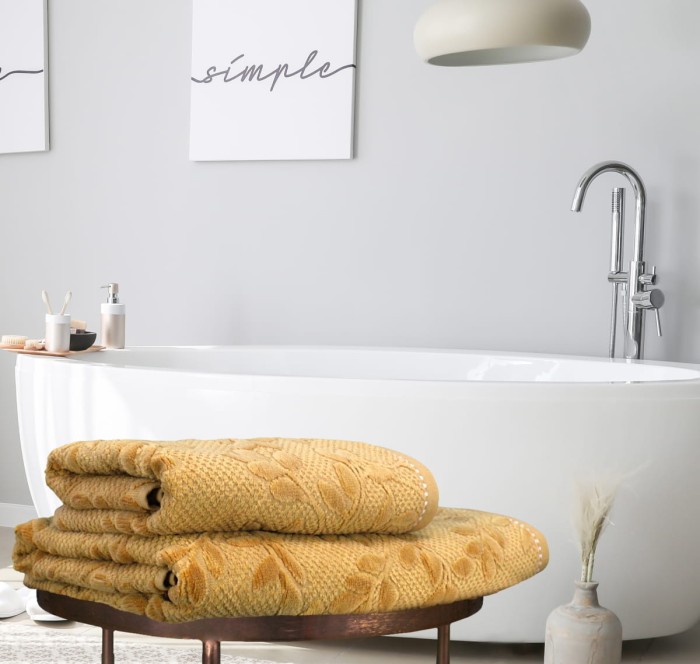 Полотенце велюровое Arya Elise 70x140 Светло-коричневый