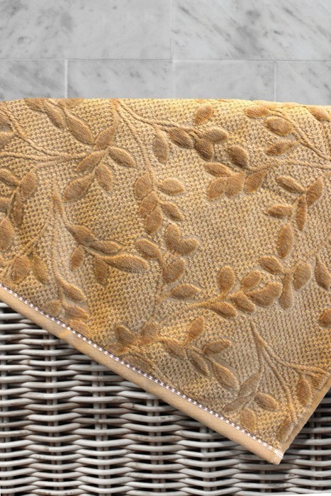 Полотенце велюровое Arya Elise 70x140 Светло-коричневый