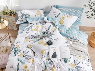 Постельное белье Asabella 1492-6 евро печатный сатин