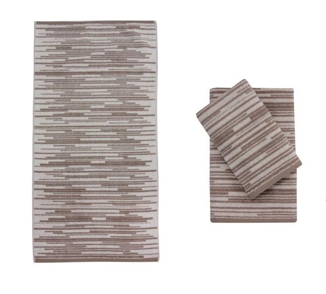 Полотенце банное PERLA Brown Cream (коричнево-кремовый)  50x100