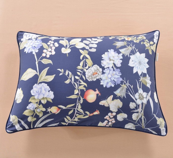 Катарина (синия) Комплект постельного белья сатин 7Е