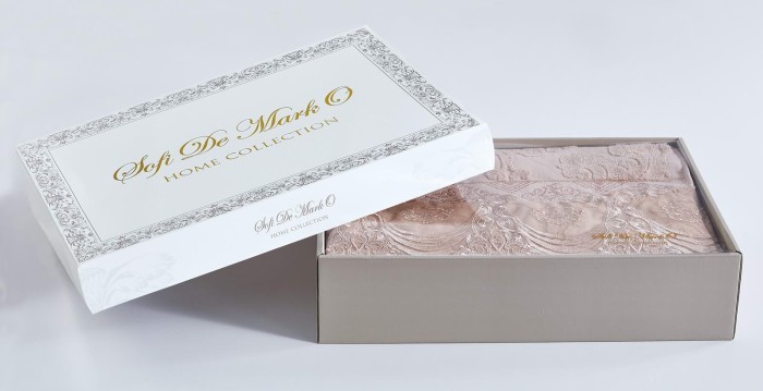 Сюзанна (пудра) 180х230 Покрывало Махровая