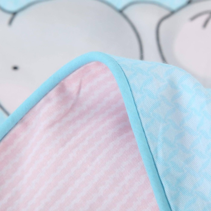 Веселый слоник (голубой) Комплект постельного белья детский