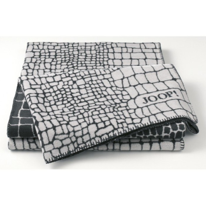 Плед Joop! CROCO  silber-antrazit 662880
